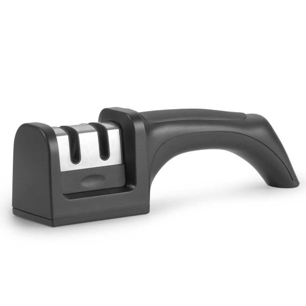 Affilacoltelli portatile a due fasi con manico ergonomico