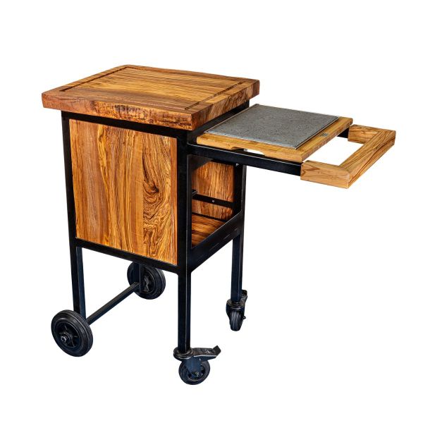 Carrello Gueridon Per Showcooking In Sala 