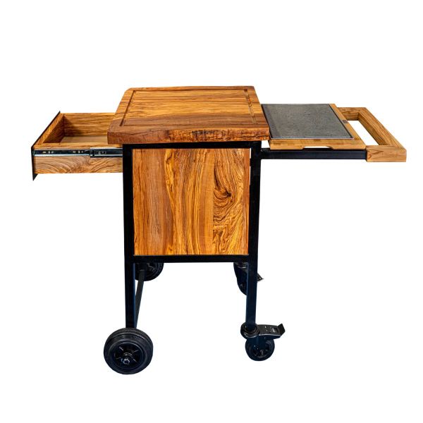 Carrello Gueridon Per Showcooking In Sala 