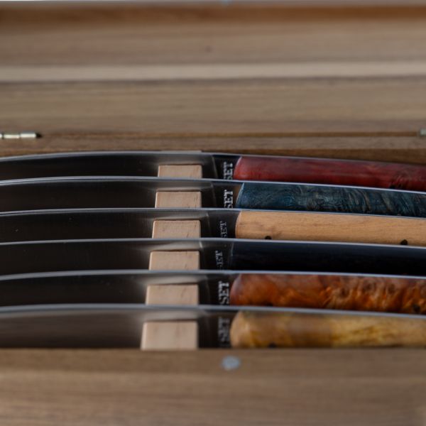 UTSET – Cofanetto Regalo Luxury con Coltelli da Bistecca Artigianali