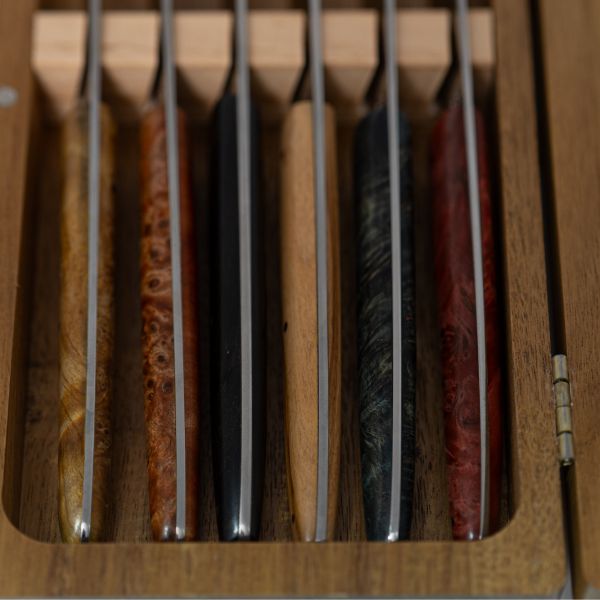 UTSET – Cofanetto Regalo Luxury con Coltelli da Bistecca Artigianali