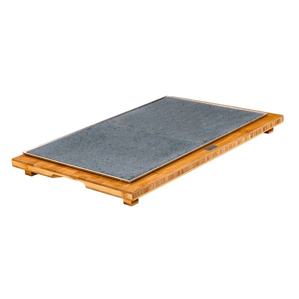 Piastra Pietra Lavica Basic MAXI Multipietra 30x50 Adatta Per Servizio Caldo