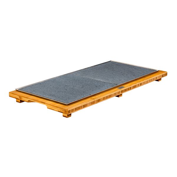 Piastra Pietra Lavica Basic MAXI Multipietra 25x60 Adatta Per Servizio Caldo