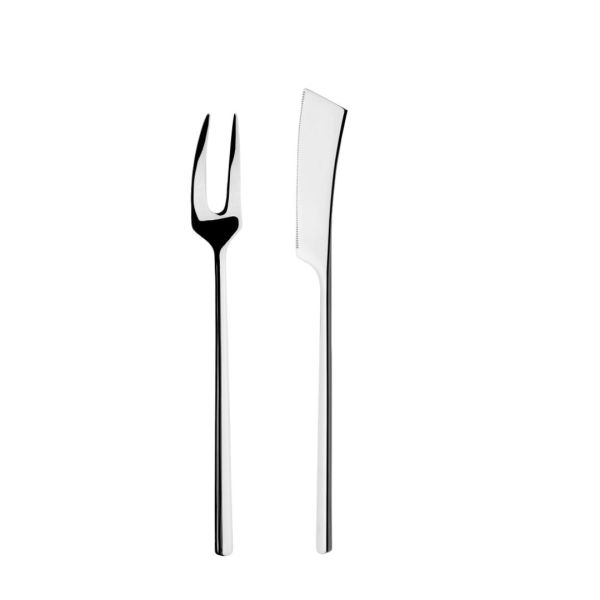 Coltello da Bistecca Everest in Acciaio Lucido - Set da 6 pezzi