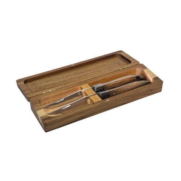 Scatola Porta-Coltelli per 2 coltelli - Idea Regalo Perfetta per Ristoranti e Privati