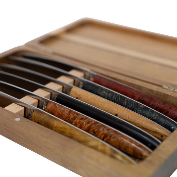 UTSET – Cofanetto Regalo Luxury con Coltelli da Bistecca Artigianali